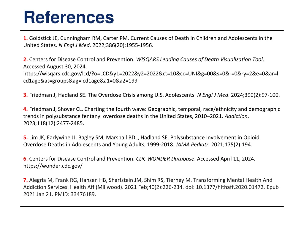 references