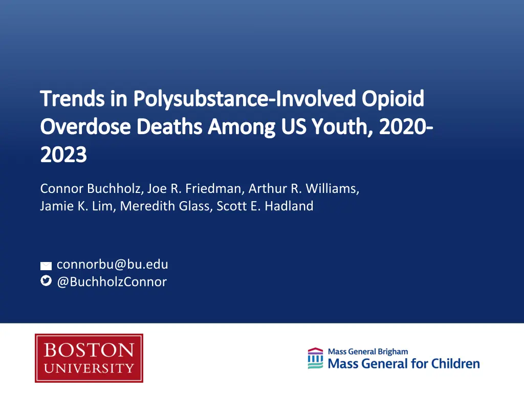 trends in polysubstance involved opioid overdose