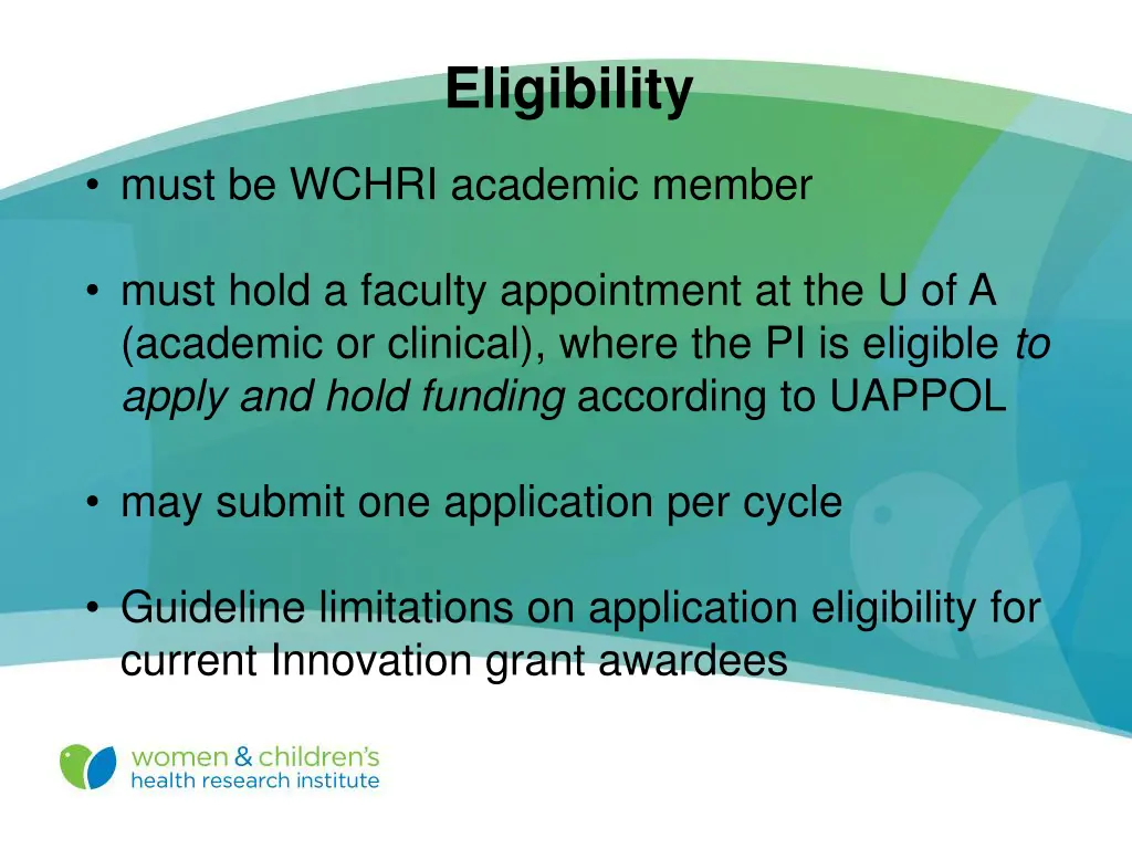 eligibility