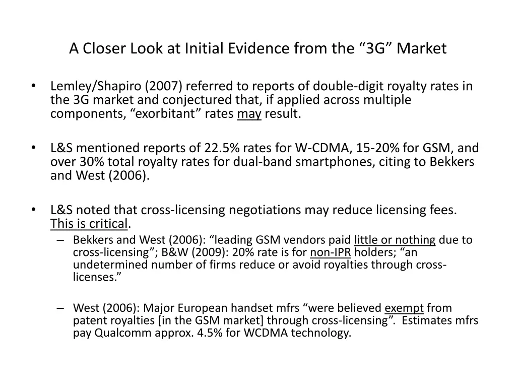 a closer look at initial evidence from