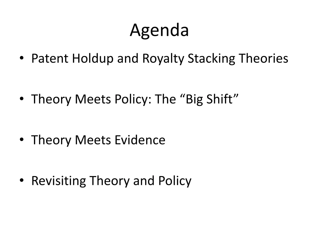 agenda
