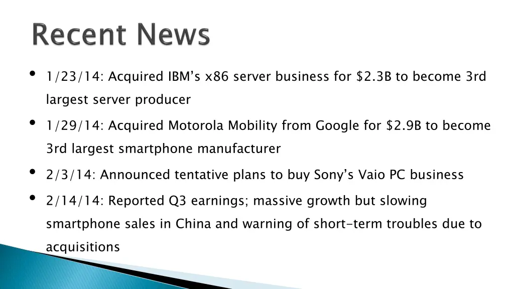 1 23 14 acquired ibm s x86 server business
