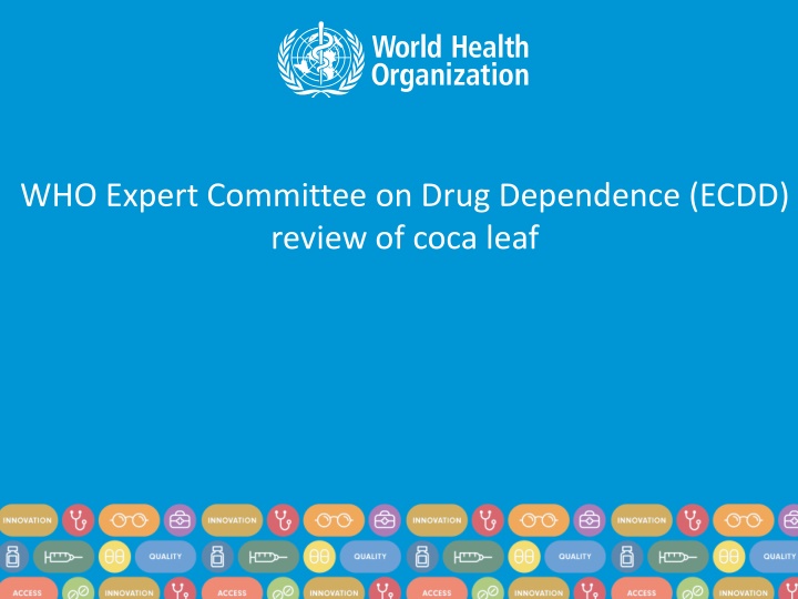 who expert committee on drug dependence ecdd