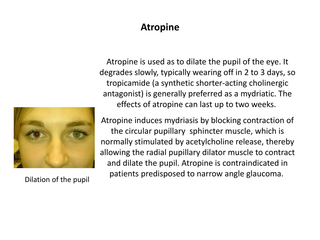 atropine