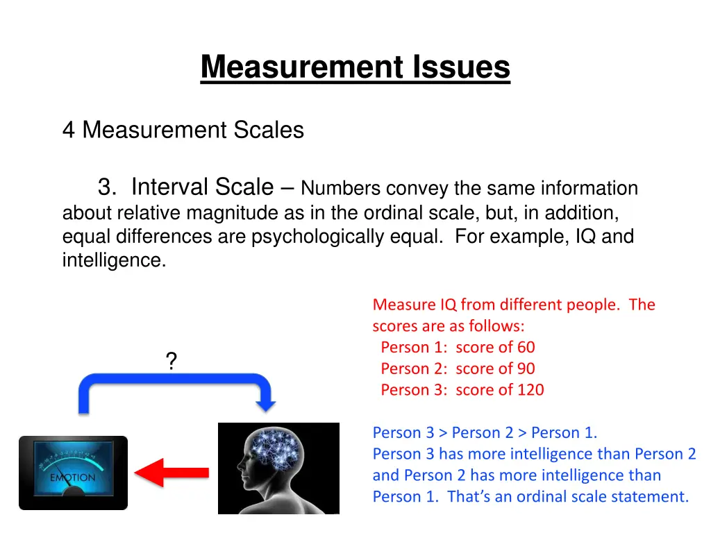 measurement issues 10