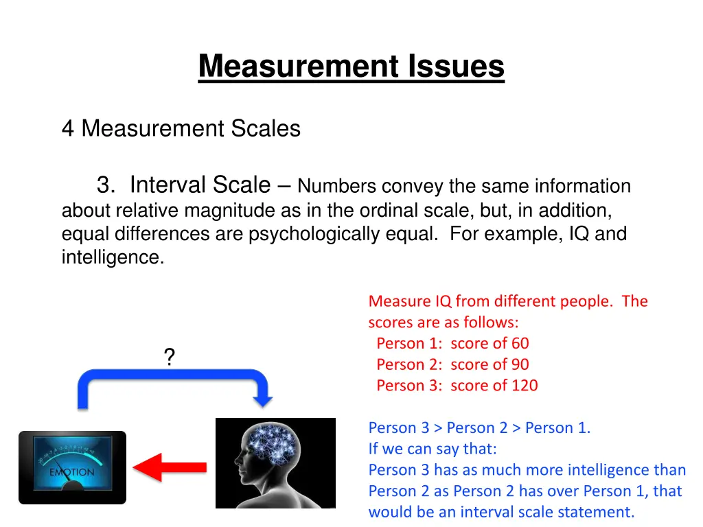 measurement issues 11