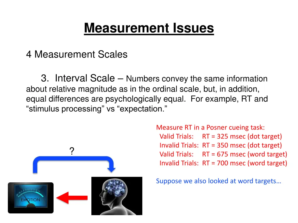 measurement issues 14