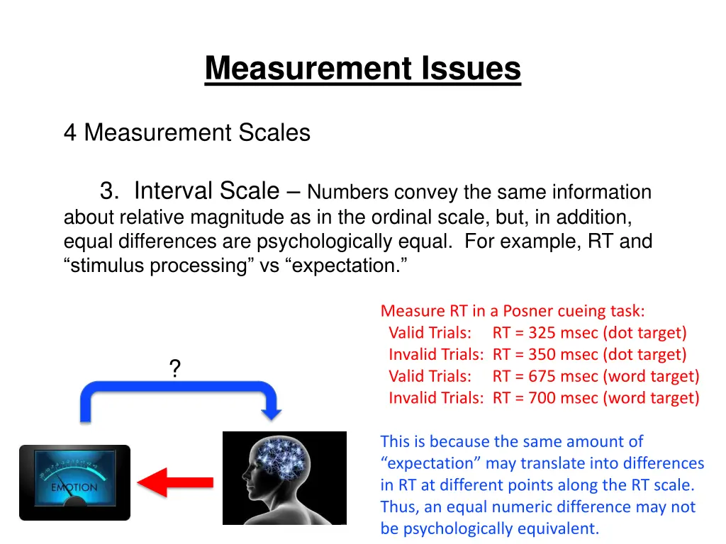 measurement issues 17