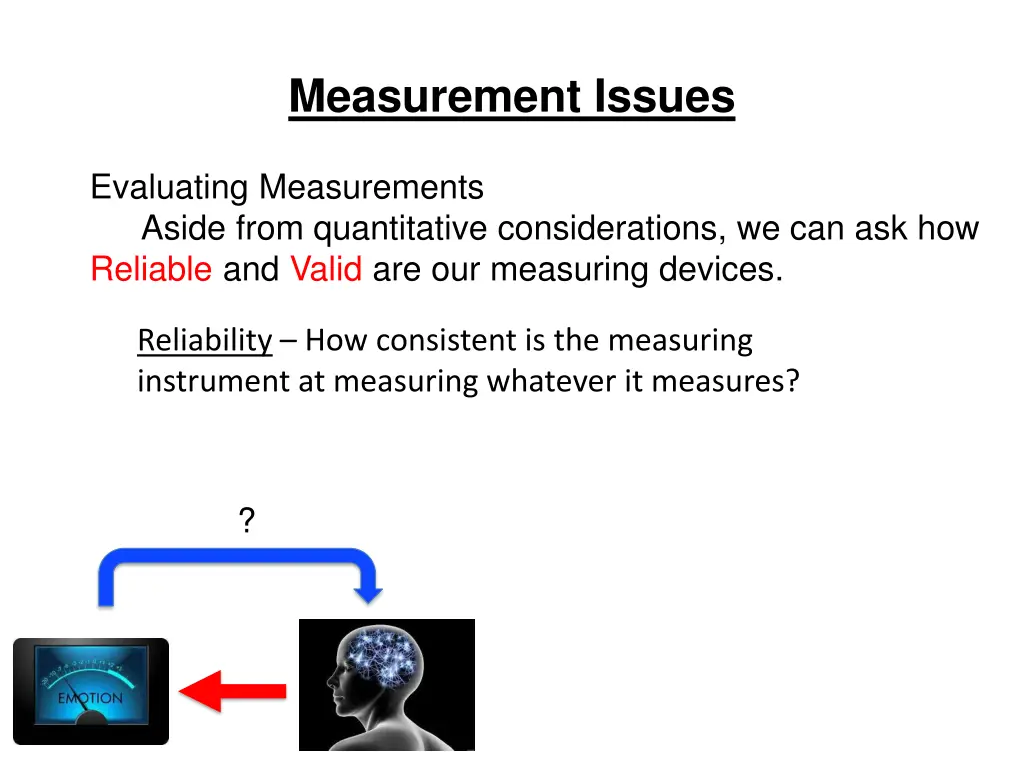 measurement issues 23