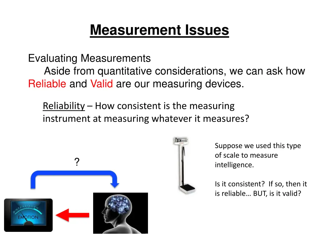 measurement issues 24