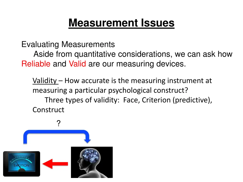 measurement issues 26