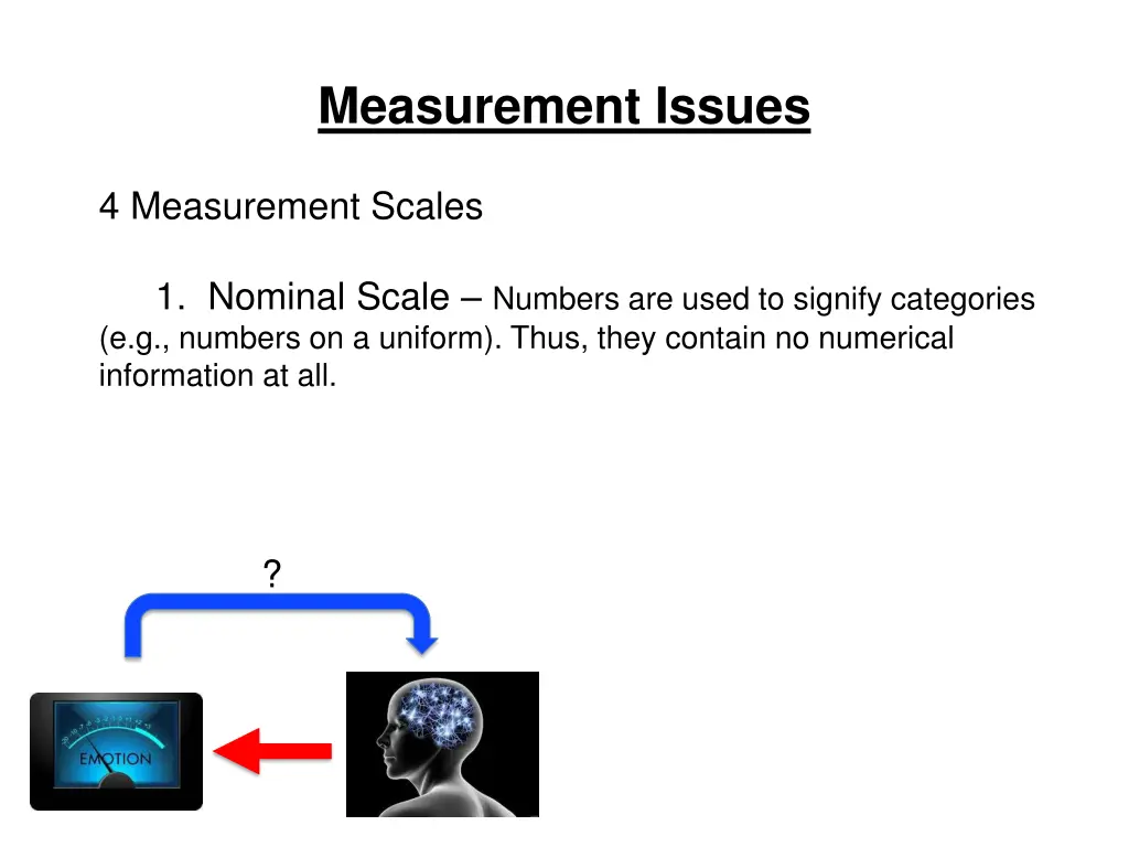 measurement issues 3