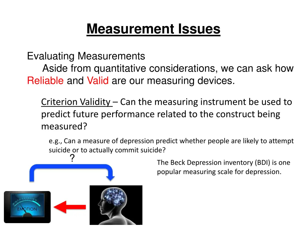 measurement issues 32