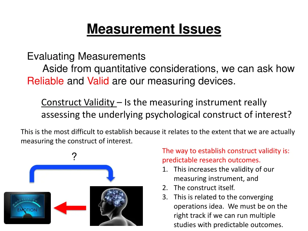 measurement issues 36