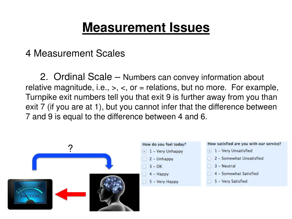 measurement issues 6