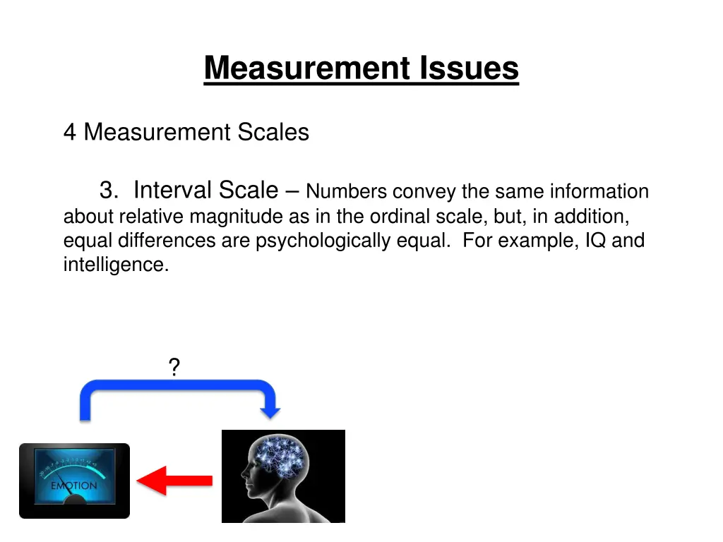 measurement issues 9