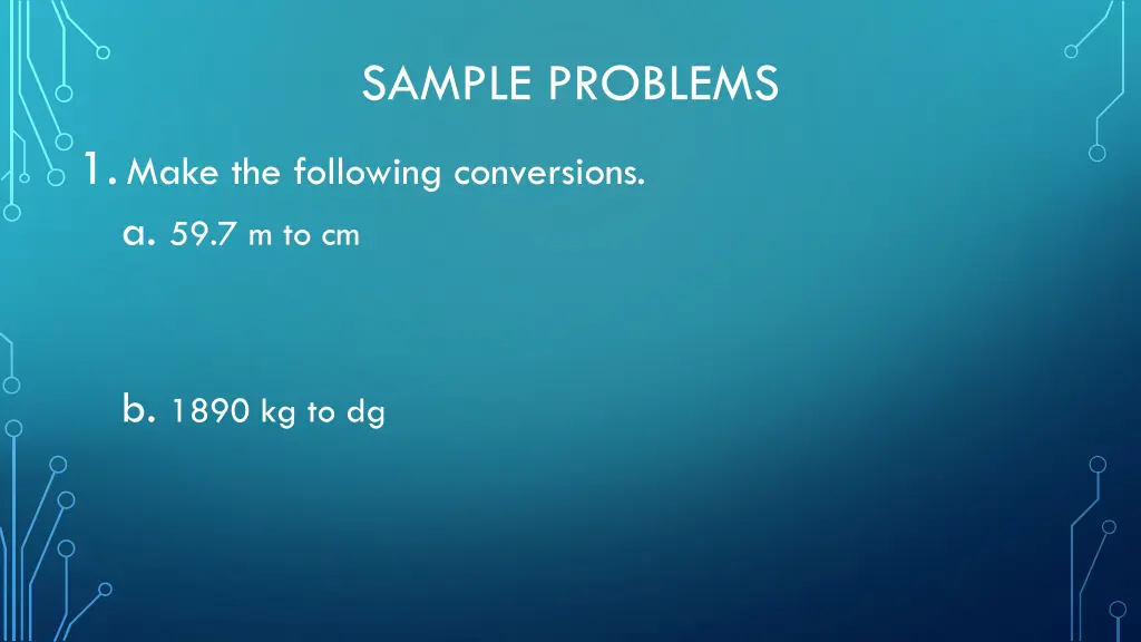 sample problems 1