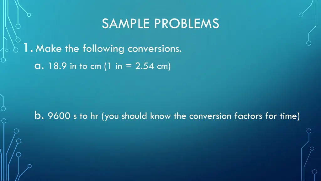 sample problems 2