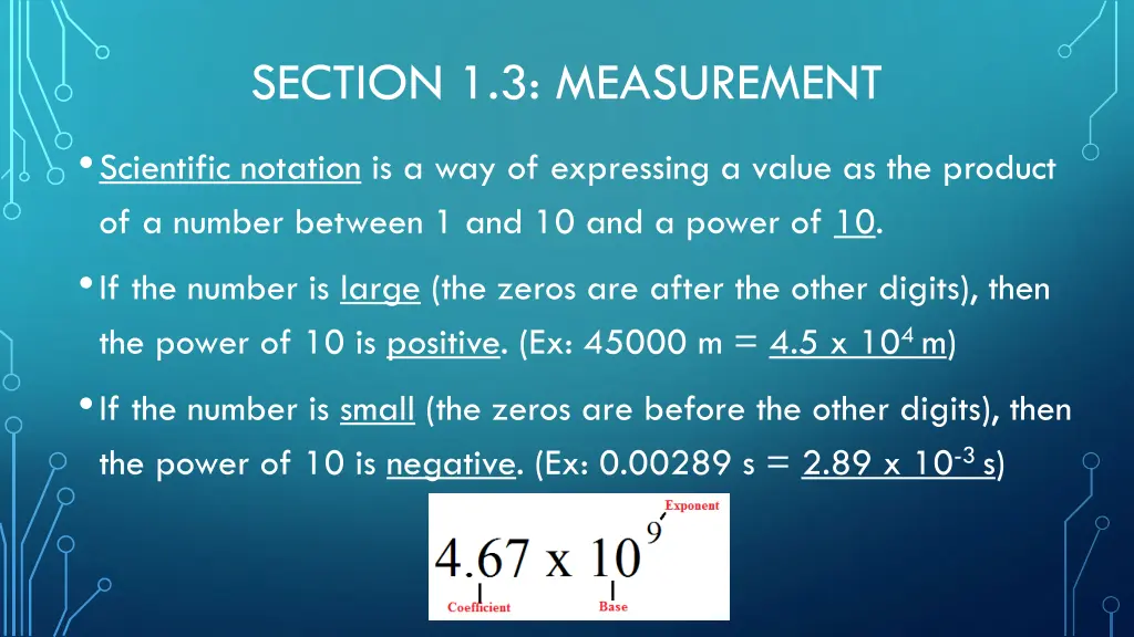 section 1 3 measurement