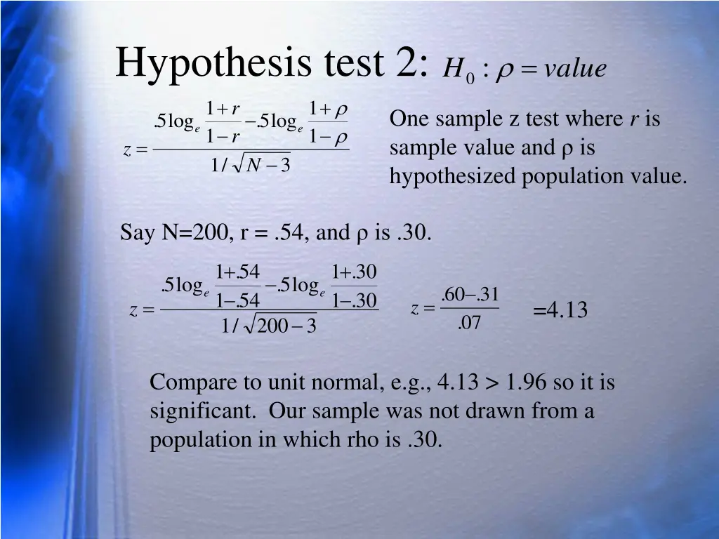 hypothesis test 2 1