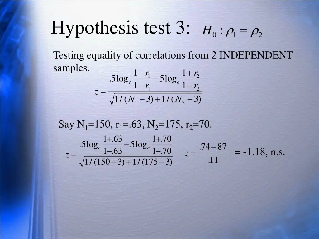 hypothesis test 3