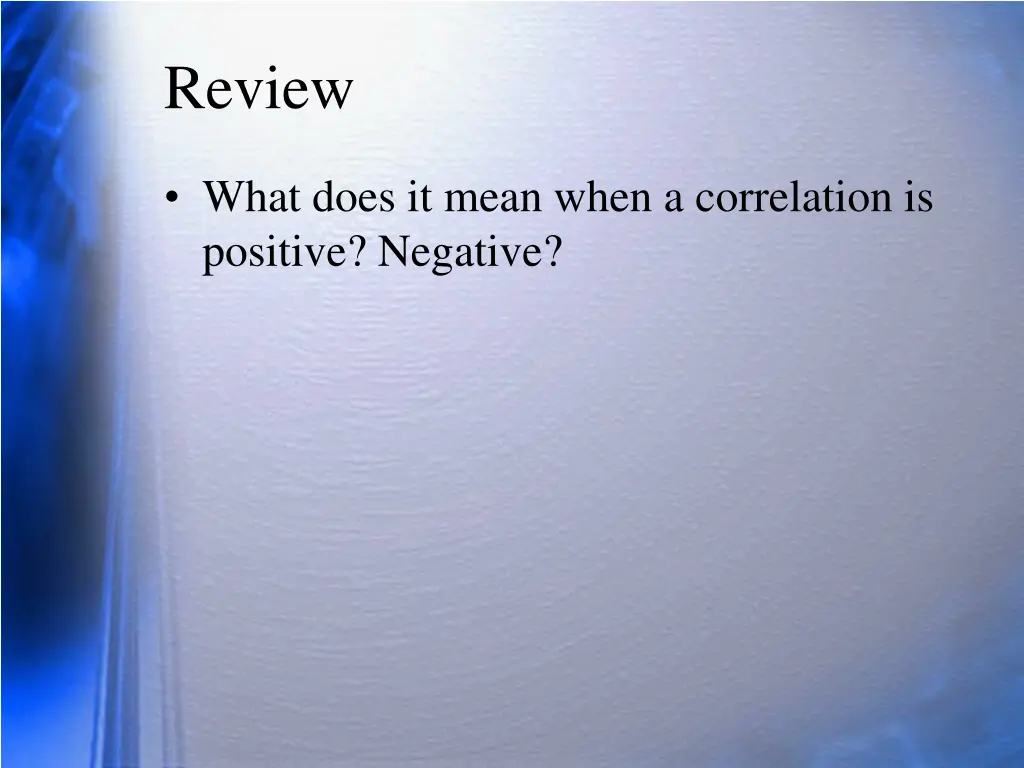 review