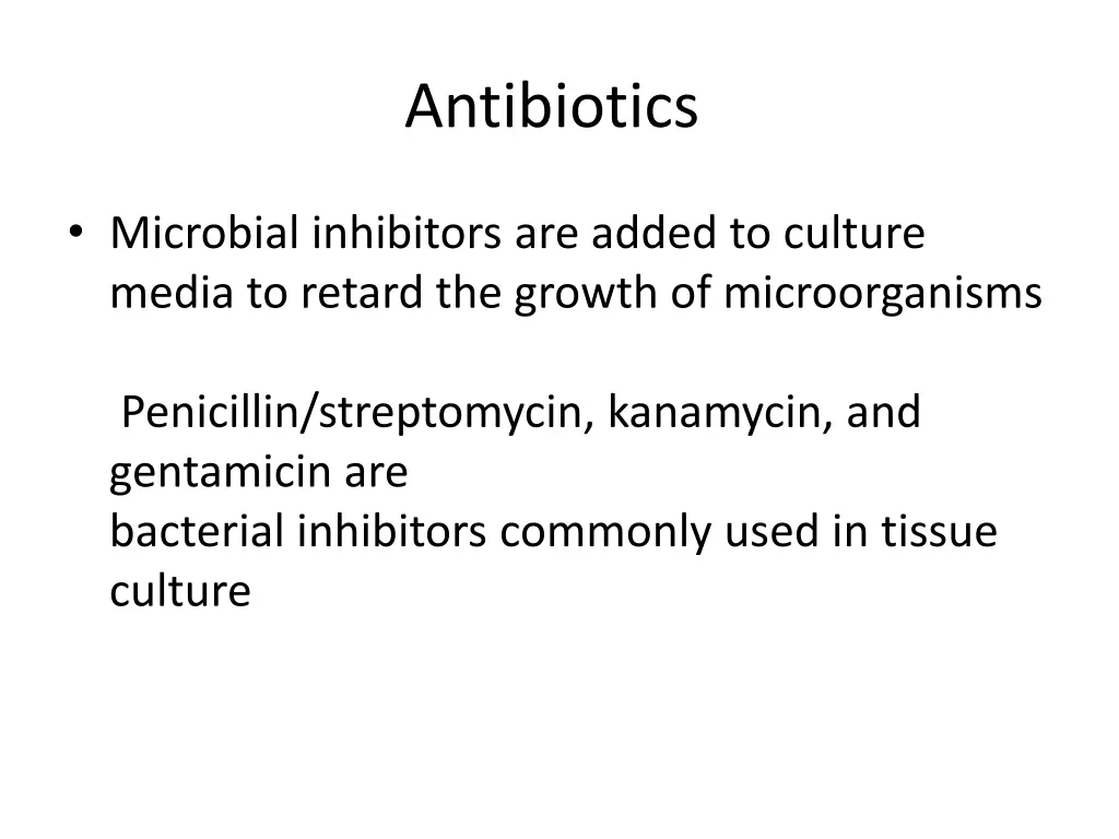 antibiotics