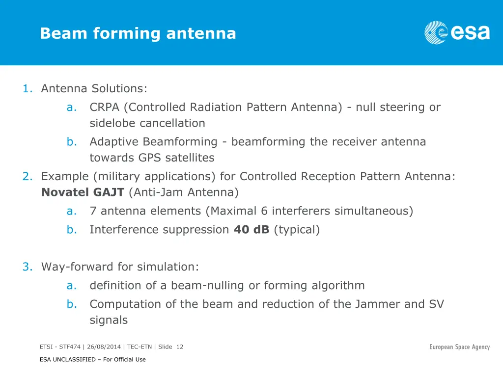 beam forming antenna