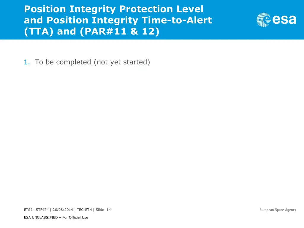 position integrity protection level and position