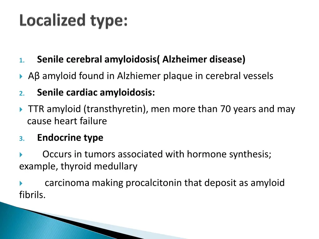 senile cerebral amyloidosis alzheimer disease