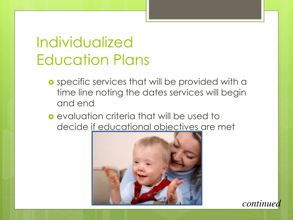 individualized education plans