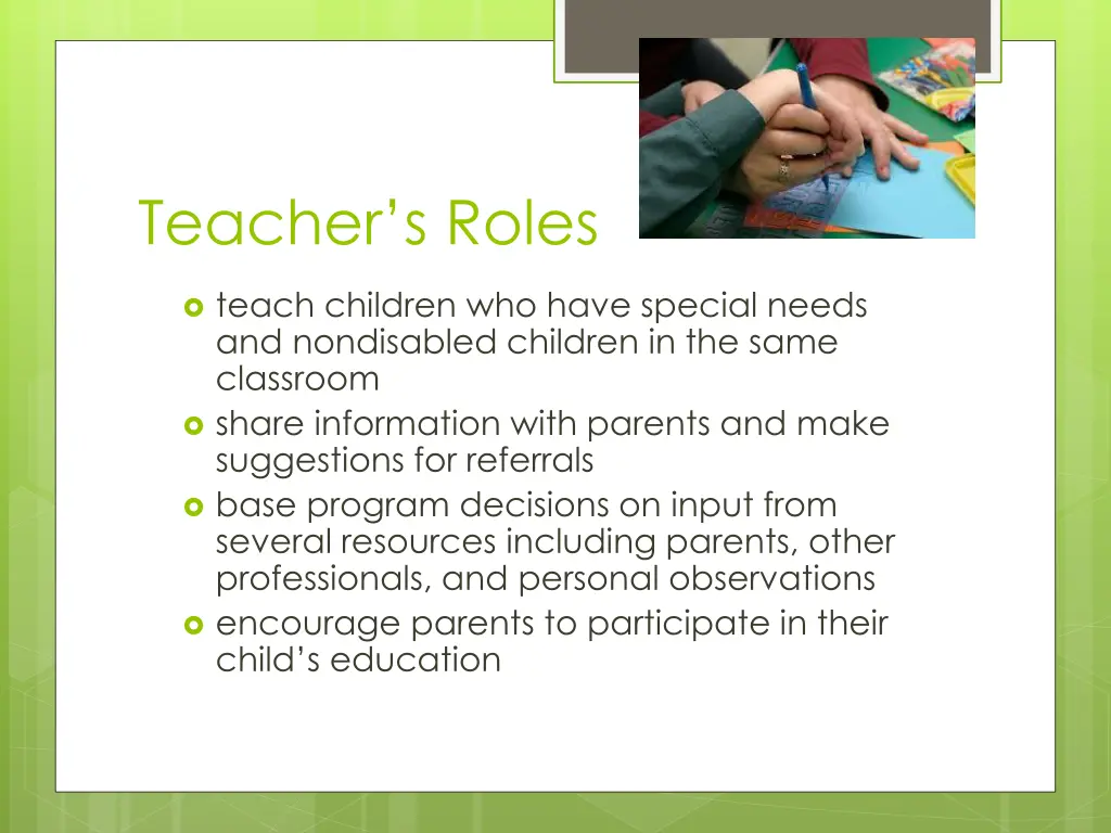teacher s roles