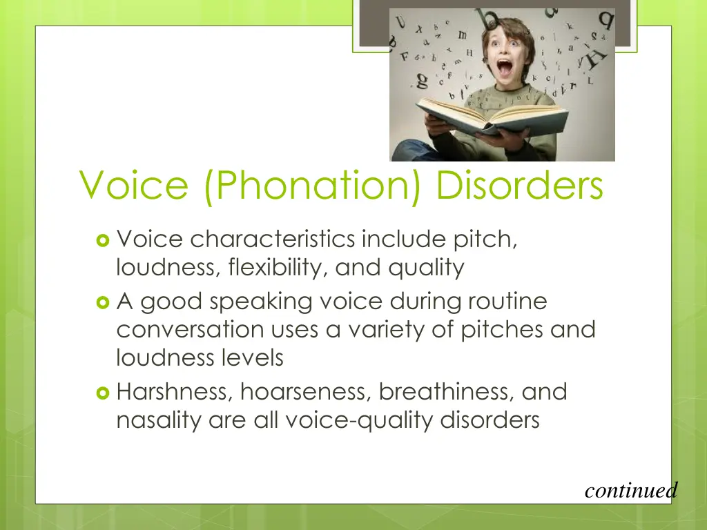voice phonation disorders