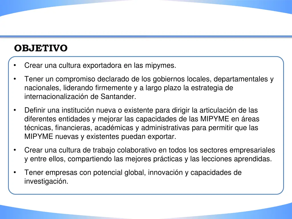 objetivo