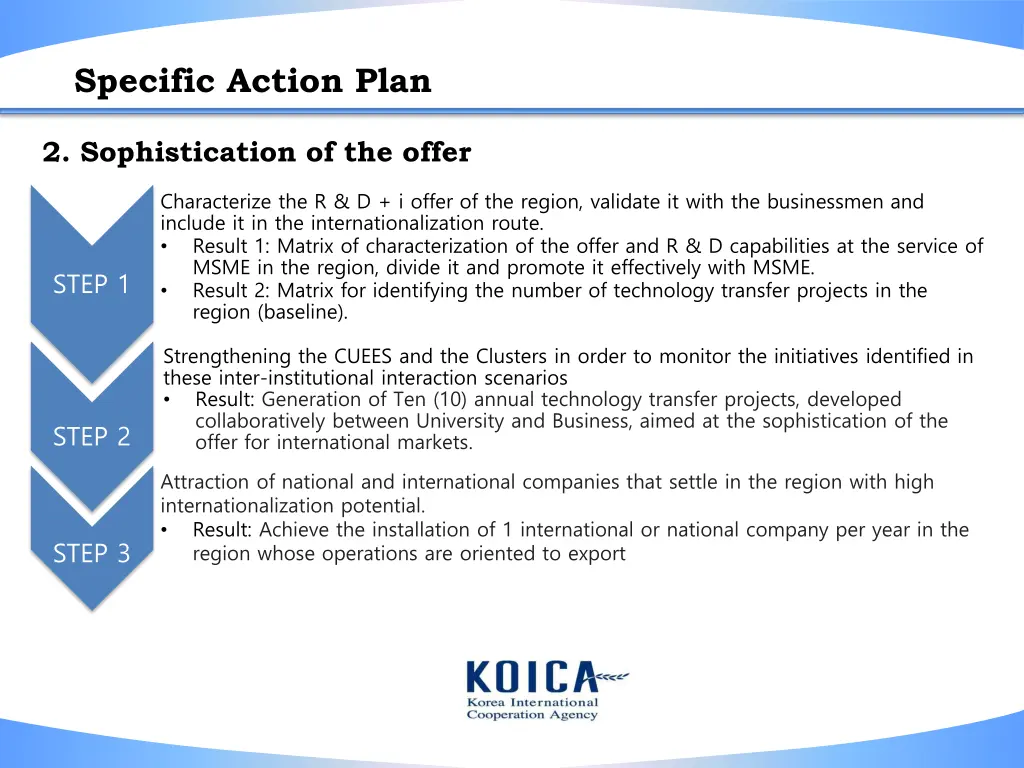 specific action plan 4
