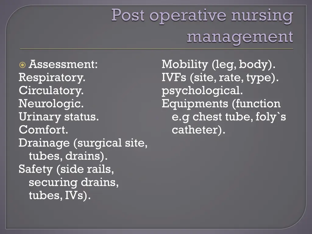 assessment respiratory circulatory neurologic