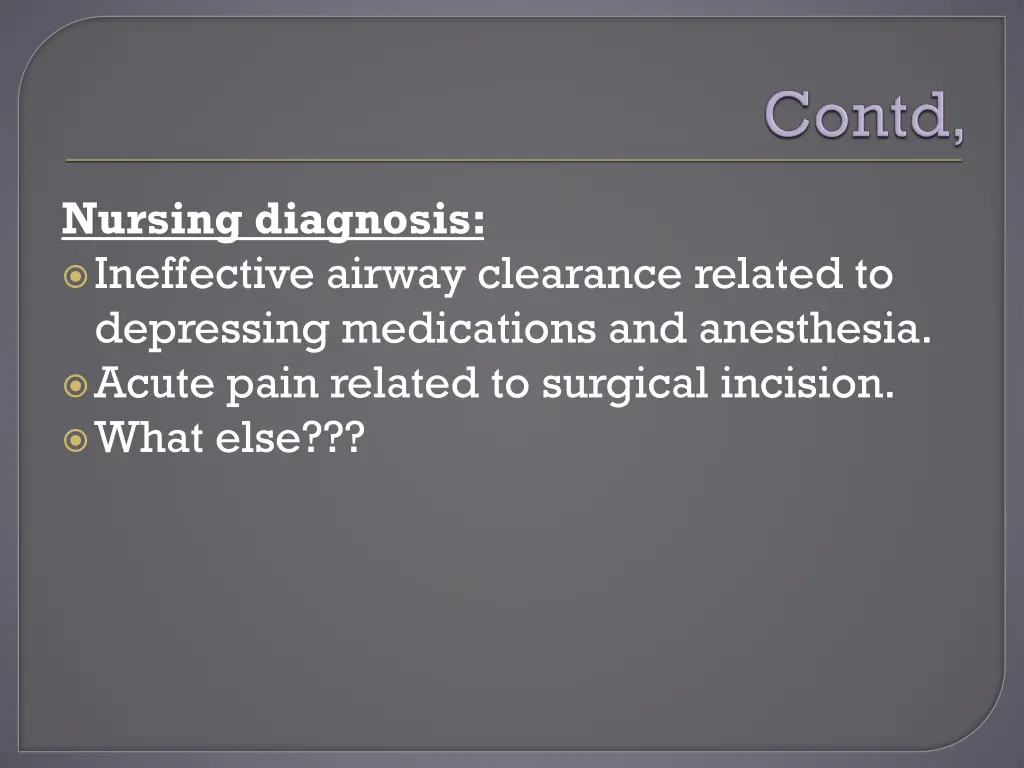 nursing diagnosis ineffective airway clearance