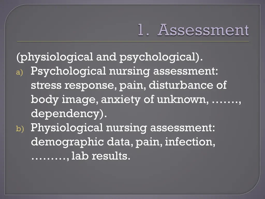 physiological and psychological a psychological