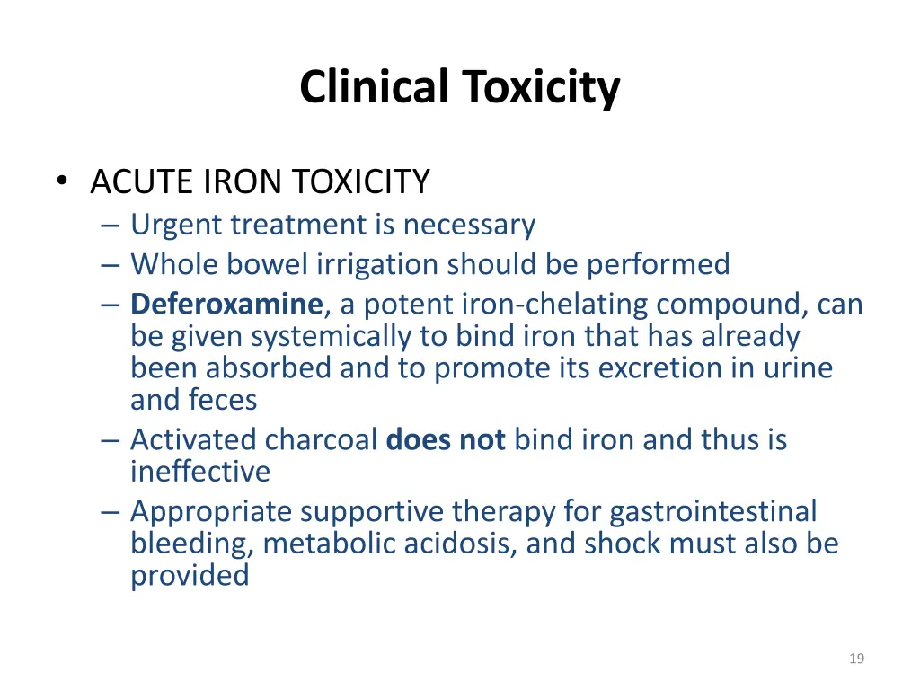 clinical toxicity 1