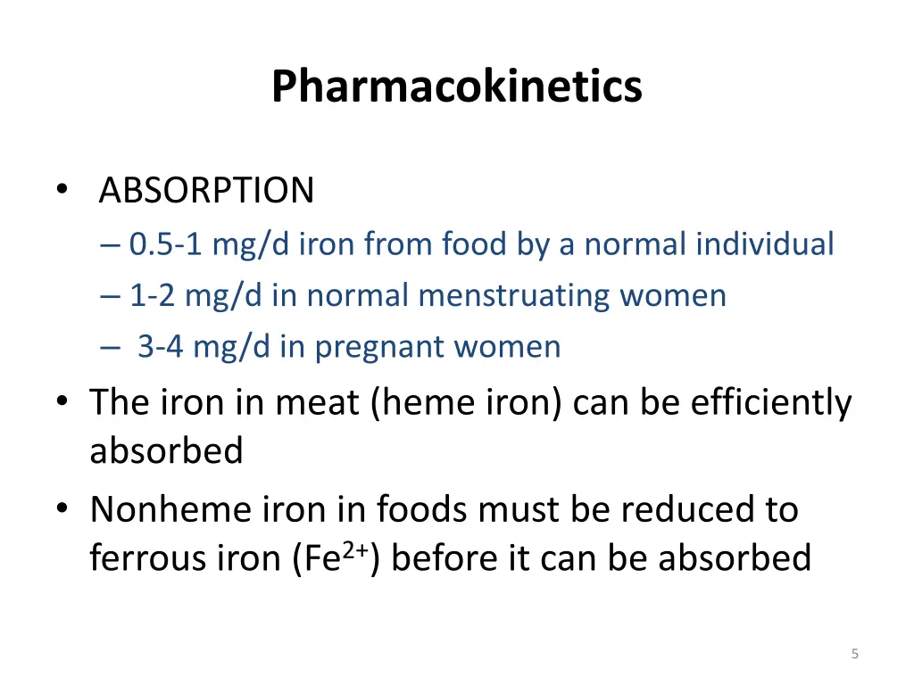 pharmacokinetics 1