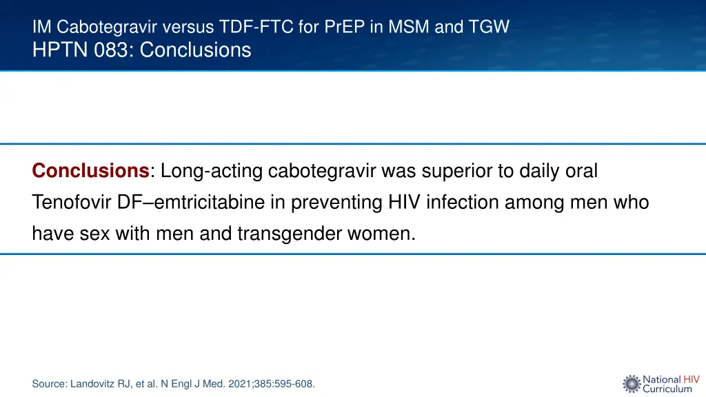 im cabotegravir versus tdf ftc for prep 9