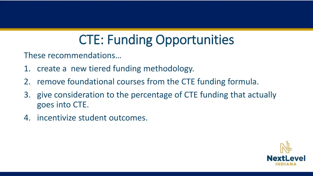 cte funding opportunities cte funding