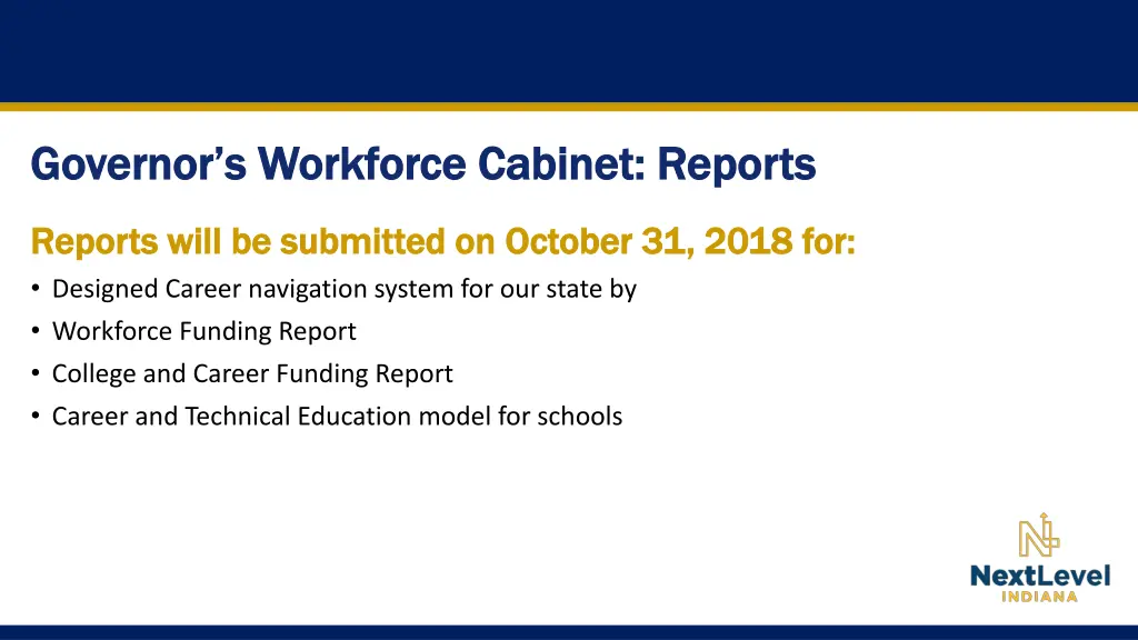 governor s workforce cabinet reports governor