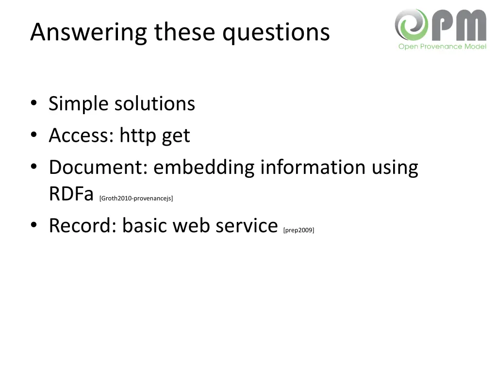 answering these questions