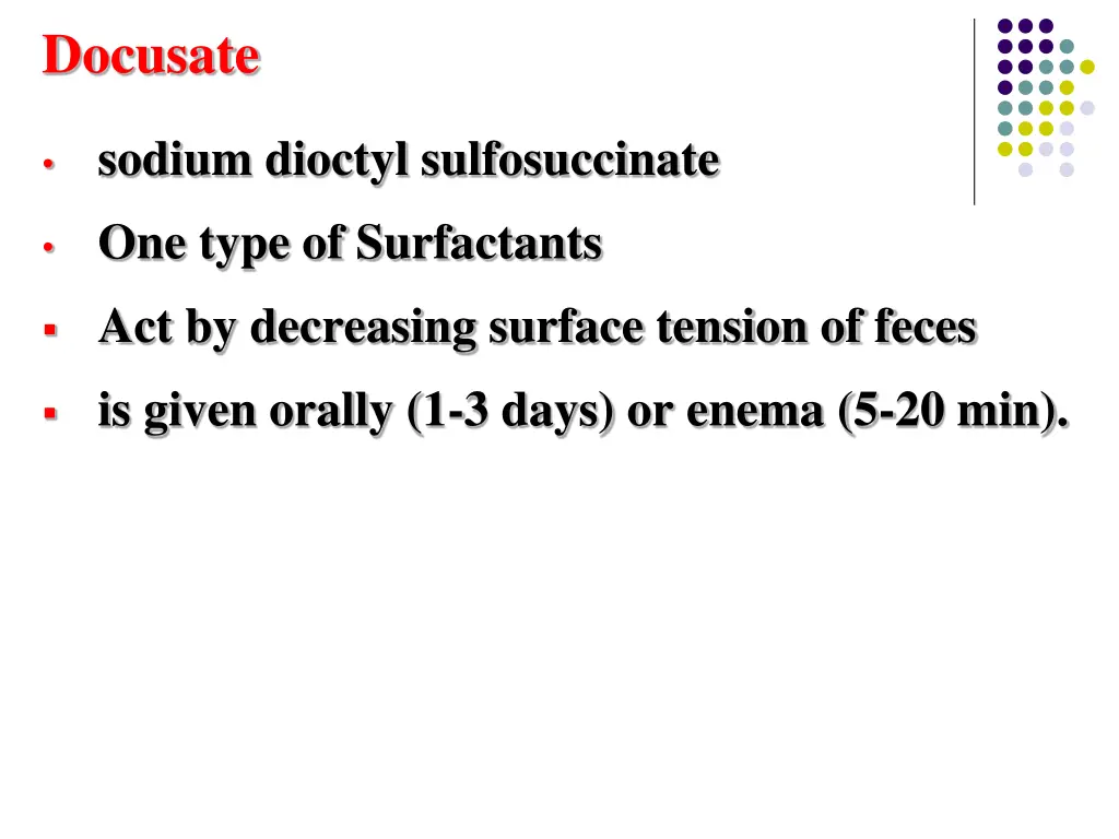 docusate