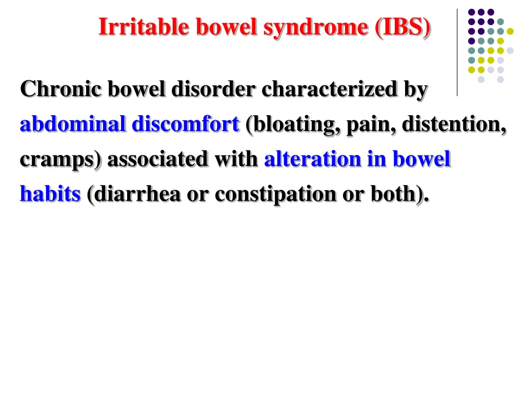 irritable bowel syndrome ibs