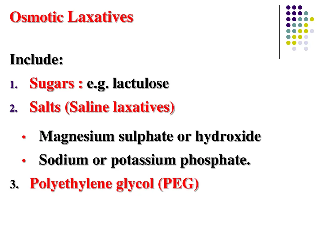 osmotic laxatives 1
