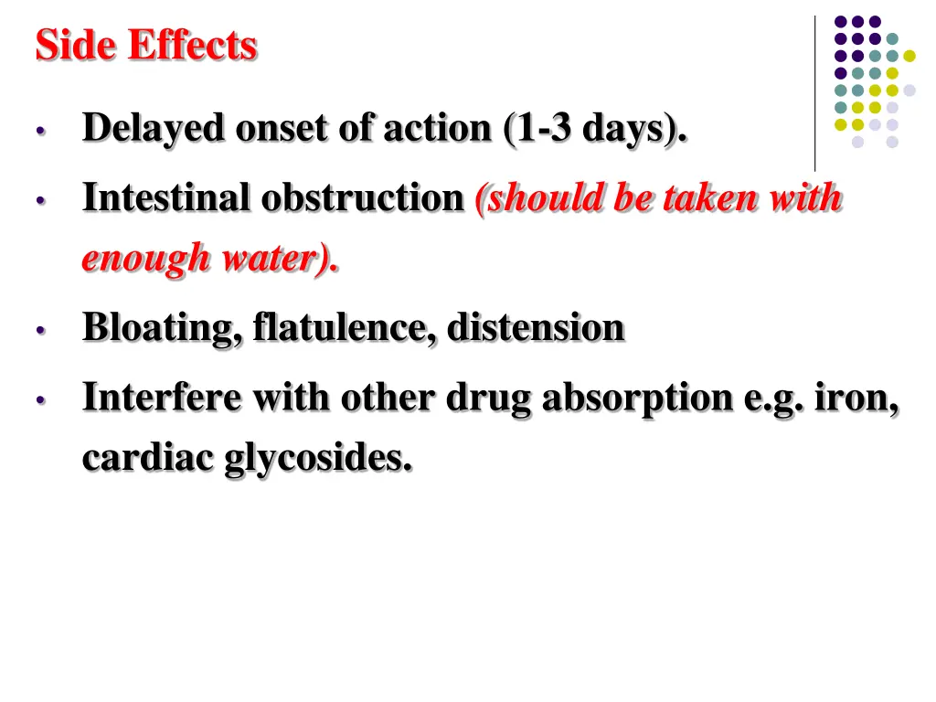 side effects