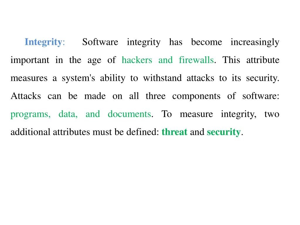 integrity software integrity has become