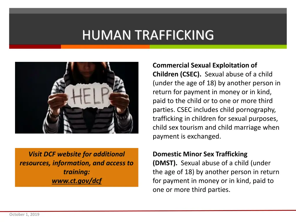 human trafficking
